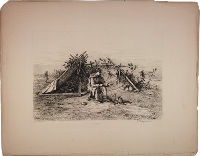 Ein Weihnachtsessen, 1876 von Edwin Austin Forbes